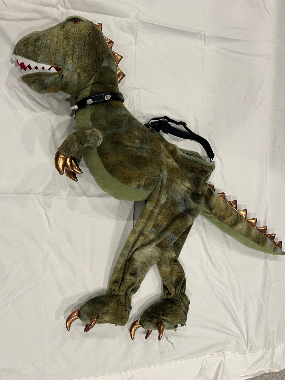 Ministry of Rascals Green T-Rex Dinosaur Halloween Costume Sz 3-7